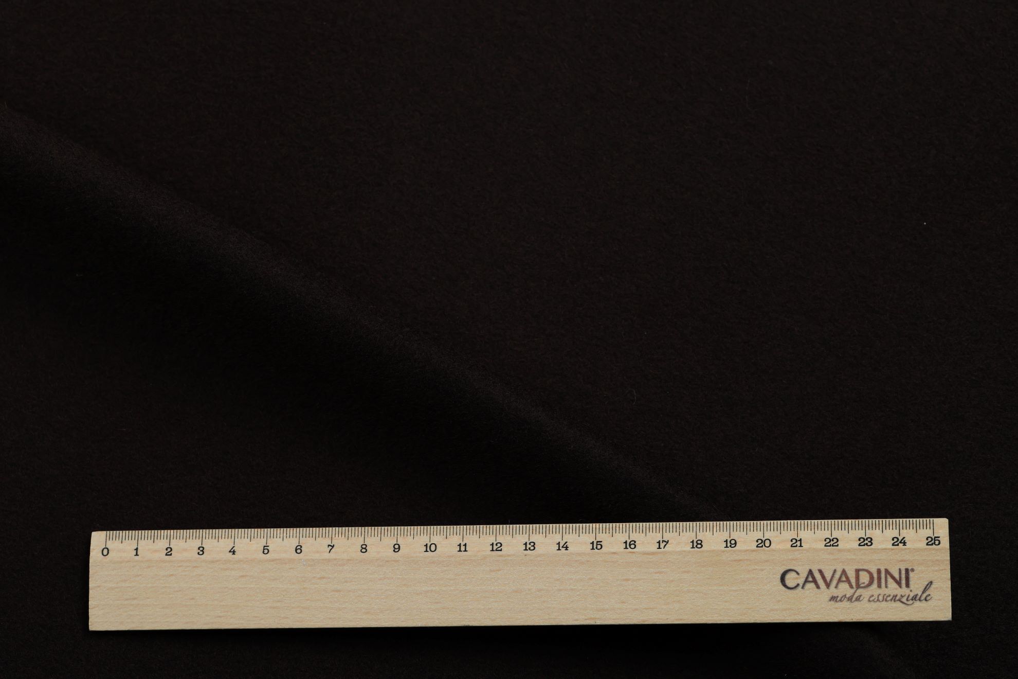 KJ-N417531 Luxusní kabátová vlna s kašmírem CASTAGNA COMPATTO temně čokoládové barvy 2