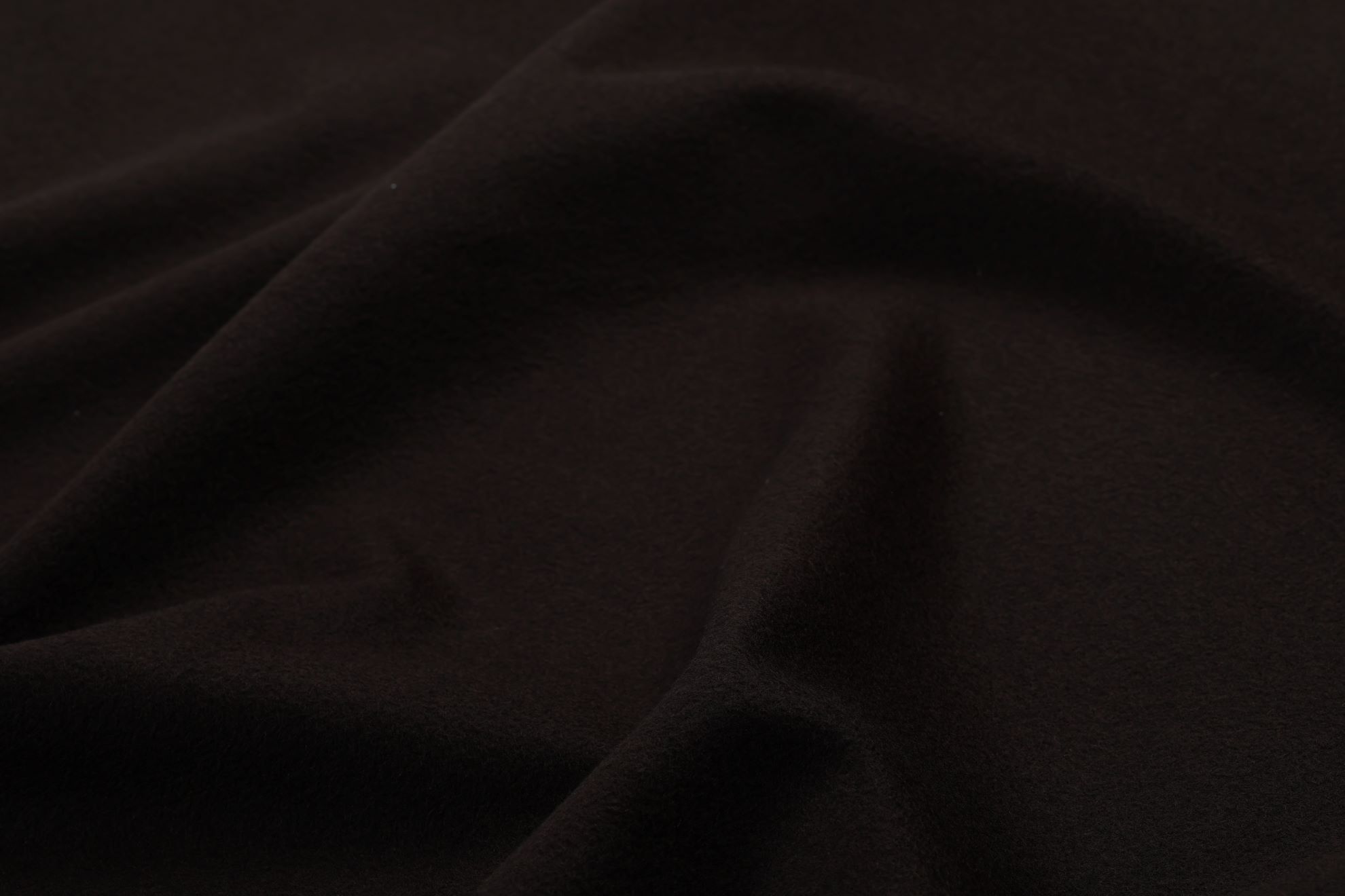 KJ-N417531 Luxusní kabátová vlna s kašmírem CASTAGNA COMPATTO temně čokoládové barvy 3