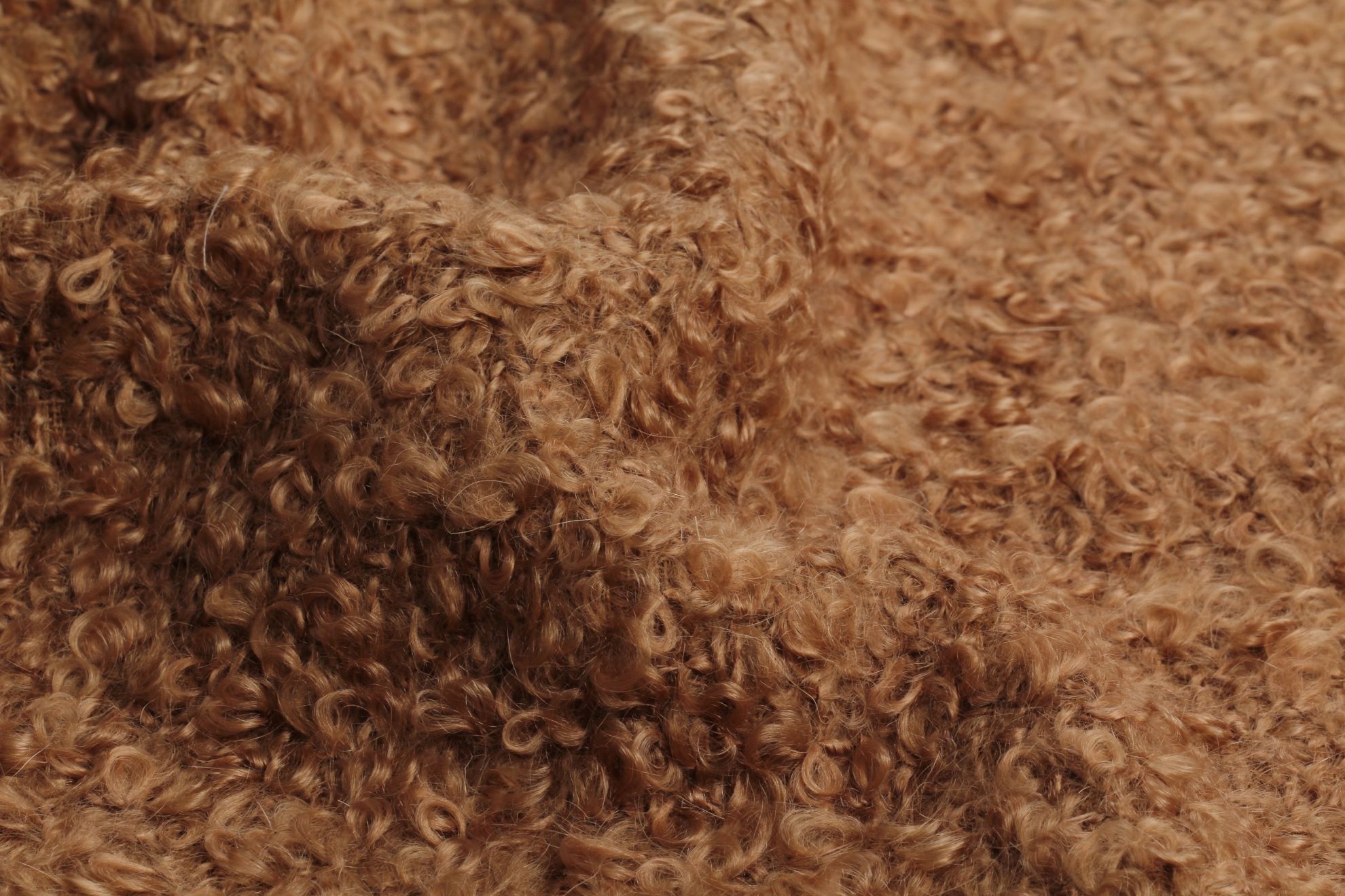 SJ-A72509-Prémiové buklé VINTAGE vlna s mohérem-camel-3