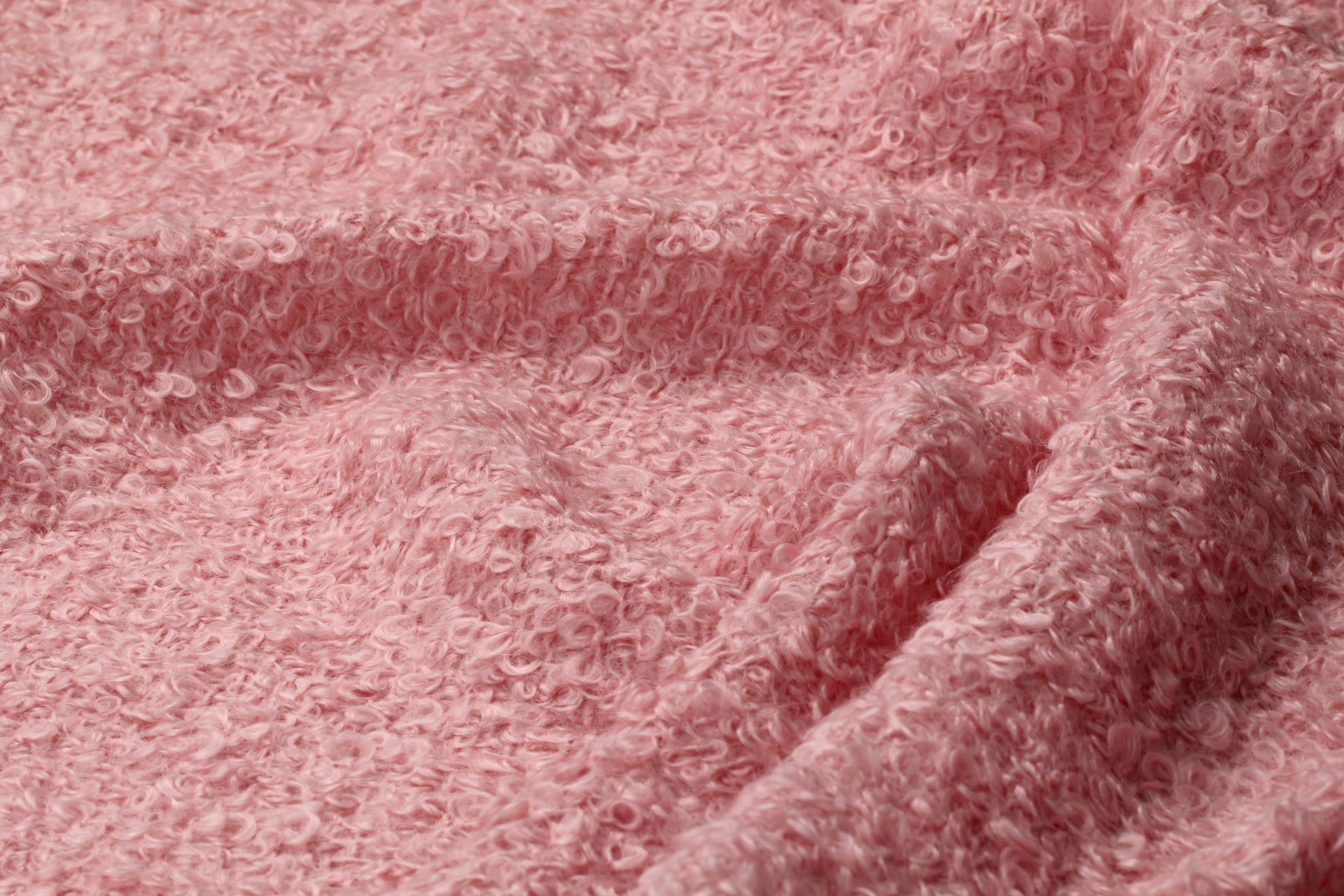 SJ-A72510-Prémiové buklé VINTAGE vlna s mohérem růžová-3