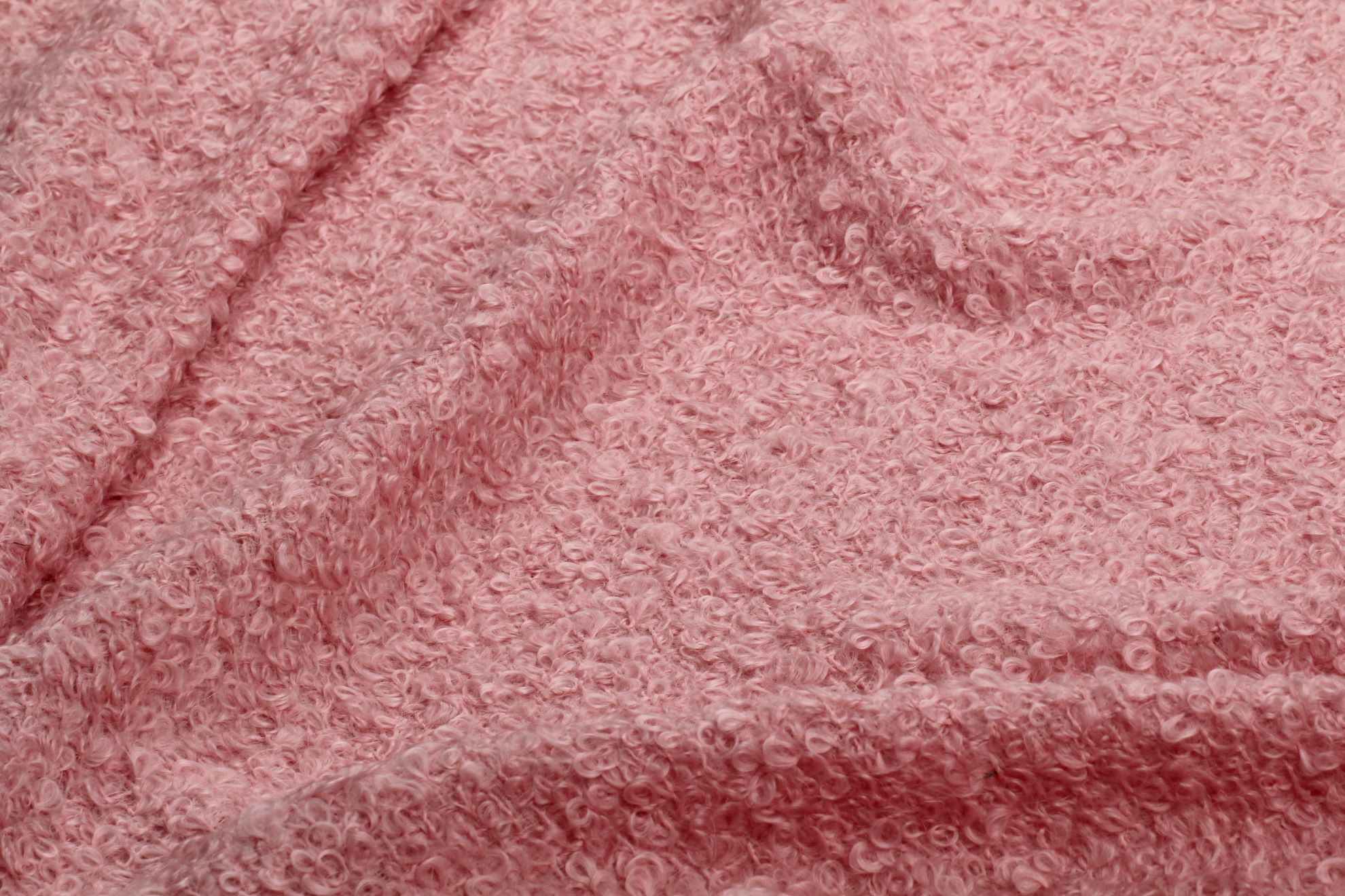 SJ-A72510-Prémiové buklé VINTAGE vlna s mohérem růžová-4