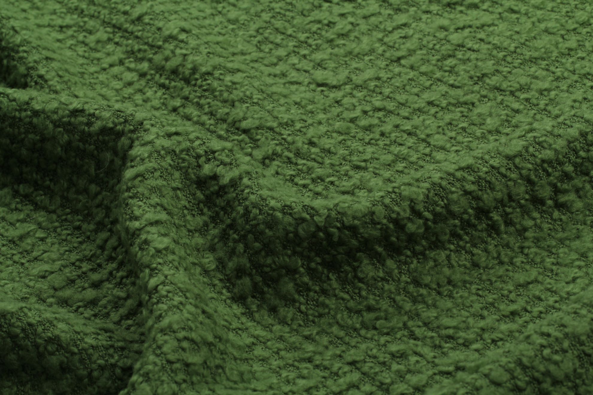 SJ-A72511-Prémiové buklé VINTAGE vlna zelené barvy-3