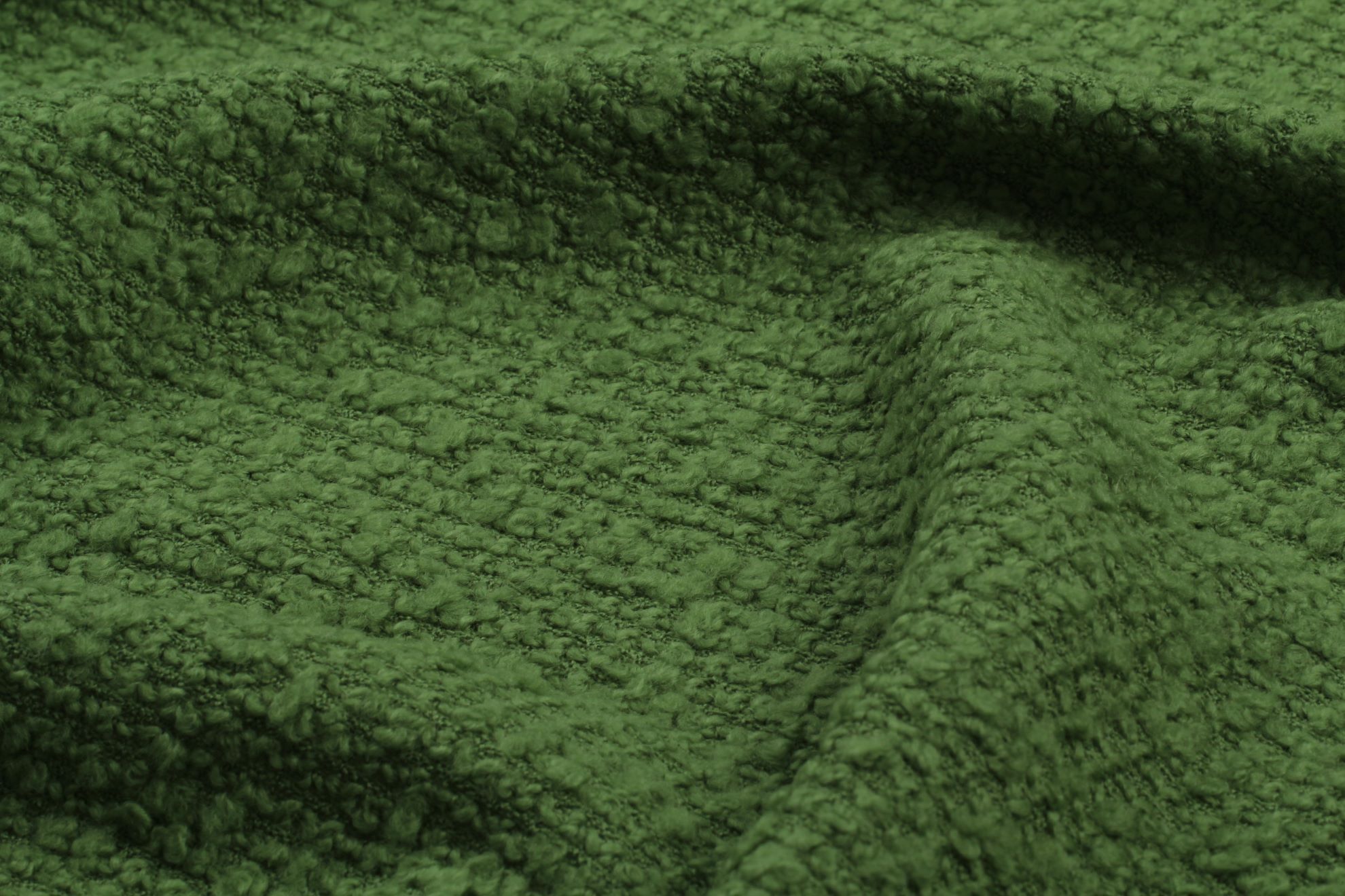 SJ-A72511-Prémiové buklé VINTAGE vlna zelené barvy-4