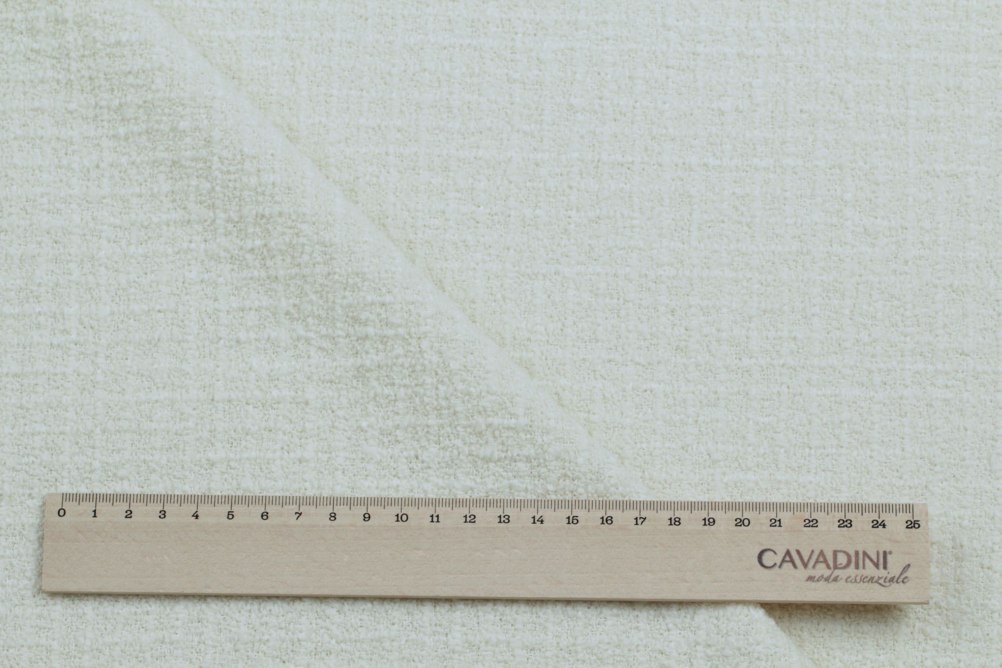 SJ-A72513-Prémiové buklé VINTAGE vlna mléčně bílá